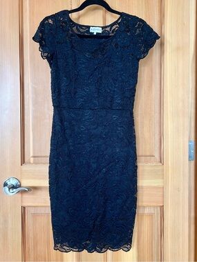 Elegant Black Lace Dress